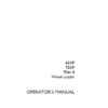 CASE 62IF, 72IF, TIER4 Wheel Loader Operator and Maintanance Manual
