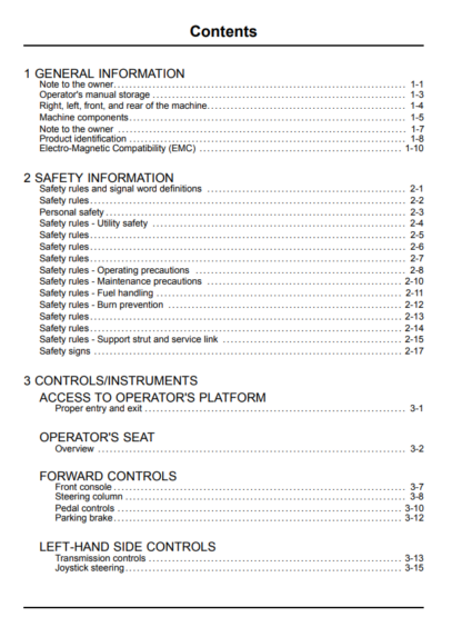 CASE 62IF, 72IF, TIER4 Wheel Loader Operator and Maintanance Manual - Image 2