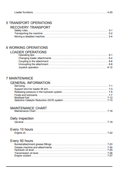 CASE 62IF, 72IF, TIER4 Wheel Loader Operator and Maintanance Manual - Image 4