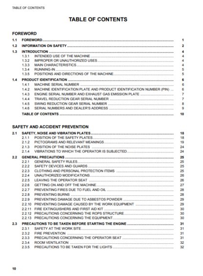 Komatsu Galeo PC14R-2 Operation and Maintenance Manual - Image 2