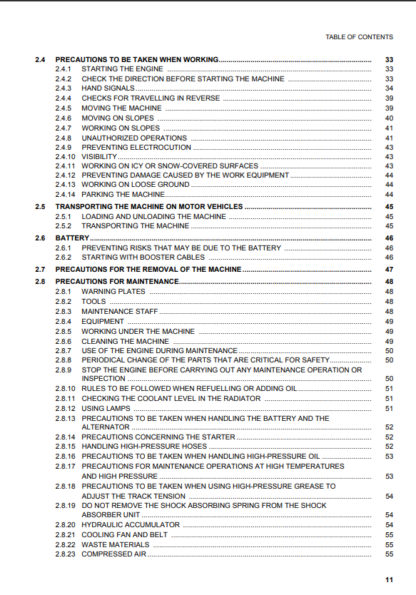 Komatsu Galeo PC14R-2 Operation and Maintenance Manual - Image 3