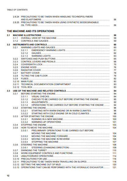 Komatsu Galeo PC14R-2 Operation and Maintenance Manual - Image 4