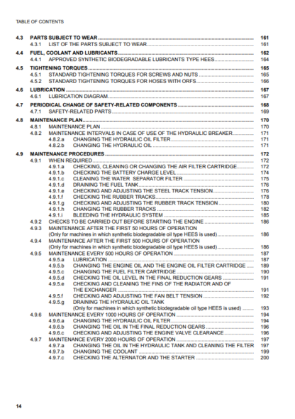 Komatsu Galeo PC14R-2 Operation and Maintenance Manual - Image 6