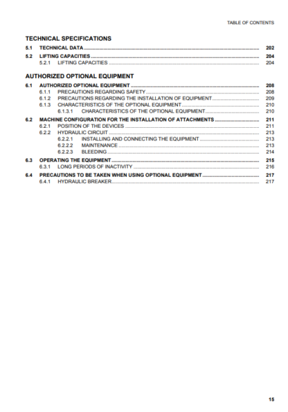 Komatsu Galeo PC14R-2 Operation and Maintenance Manual - Image 7