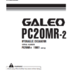 Komatsu Excavator Galeo PC20MR-2 Operation and Maintenance Manual