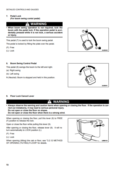 Komatsu Excavator Galeo PC20MR-2 Operation and Maintenance Manual - Image 11
