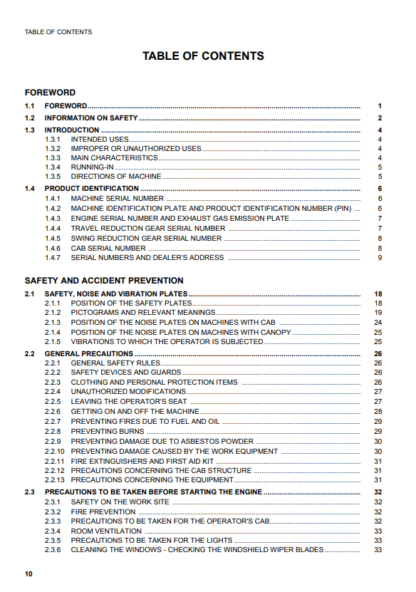 Komatsu Excavator Galeo PC20MR-2 Operation and Maintenance Manual - Image 2