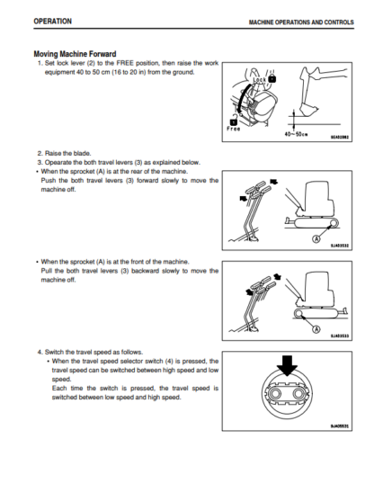 Komatsu Excavator Galeo PC27MR-2, PC35MR-2 Operation and Maintenance Manual - Image 5
