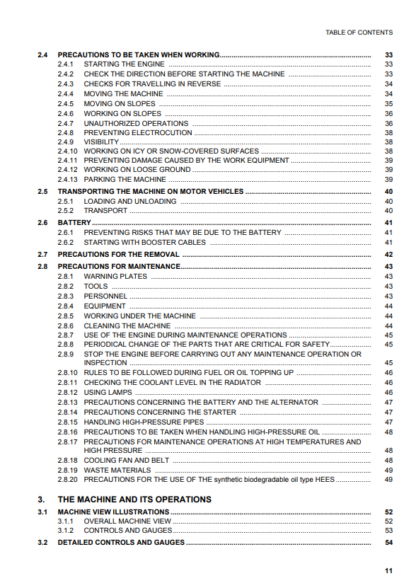 Komatsu Excavator Galeo PC30MR-2, PC35MR-2 Operation and Maintenance Manual - Image 3