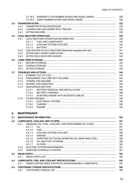 Komatsu Excavator Galeo PC30MR-2, PC35MR-2 Operation and Maintenance Manual - Image 5