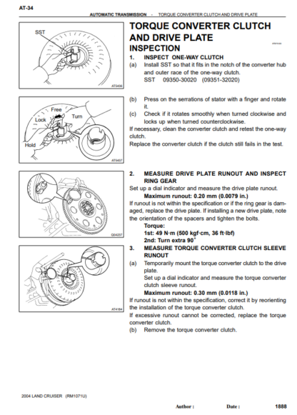 1998-2007 Toyota Land Cruiser Factory Repair Service Manuals and Electrical Wiring Diagrams - Image 6