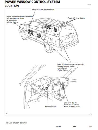 1998-2007 Toyota Land Cruiser Factory Repair Service Manuals and Electrical Wiring Diagrams - Image 7