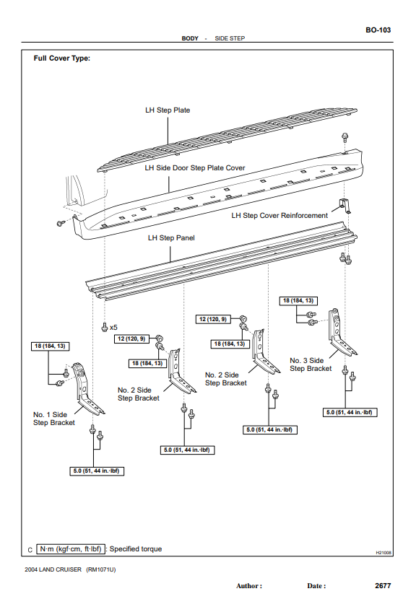 1998-2007 Toyota Land Cruiser Factory Repair Service Manuals and Electrical Wiring Diagrams - Image 9