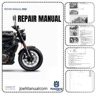 Husqvarna SVARTPILEN 401 - 2022 Service and Repair Manual