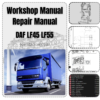 DAF LF45, LF55 Series Workshop, Repair, Service and Maintenance Manual