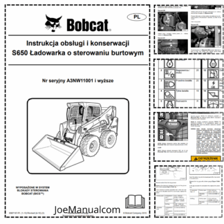 BOBCAT S650 Operation and Maintenance Manual PL