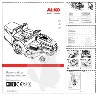 AL-KO Garden Tractors 2014 Operation and Maintenance Manual