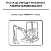 BOBCAT E19 INSTRUKCJA OBSŁUGI I KONSERWACJI PL