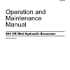 CAT 304 CR Mini Excavator Operation and Maintenance
