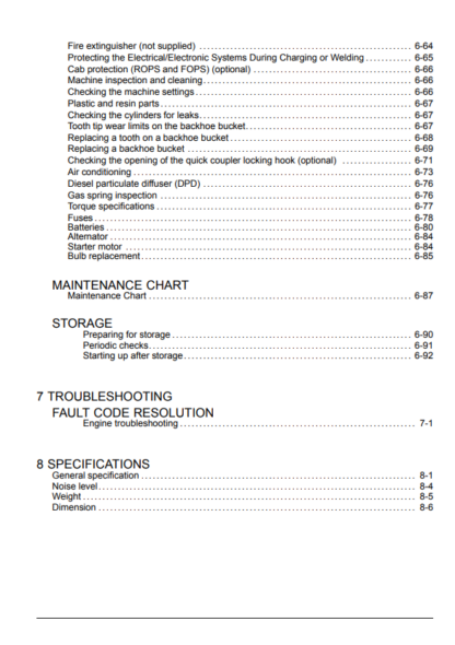 CASE Excavator CX145C SR Operation and Maintenance Manual - Image 6