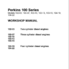 PERKINS Engine 100 series Workshop, Repair, Service Manual