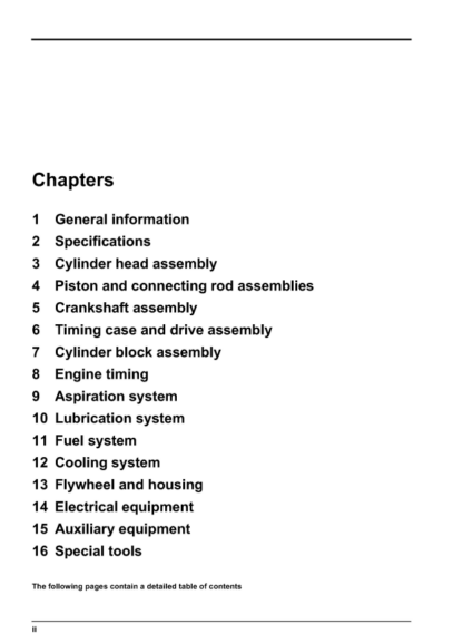 PERKINS Engine 100 series Workshop, Repair, Service Manual - Image 2