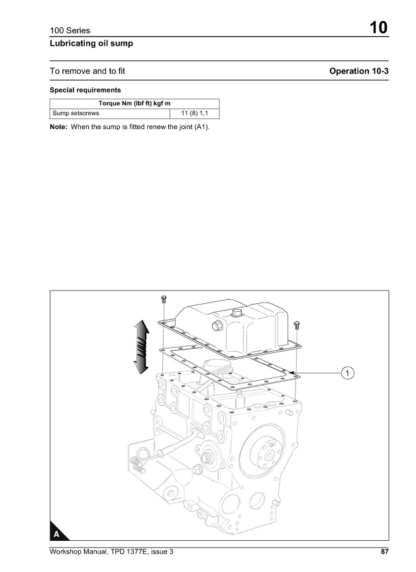 PERKINS Engine 100 series Workshop, Repair, Service Manual - Image 13