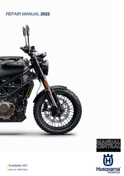 Husqvarna SVARTPILEN 401 - 2022 Service and Repair Manual
