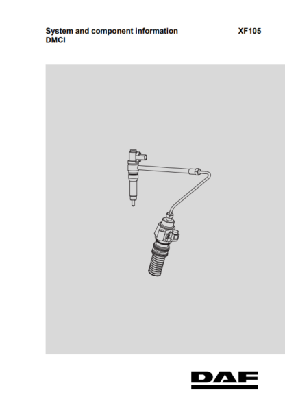 DAF XF105 Service and Repair Manual Electrical Wiring Diagrams - Image 9