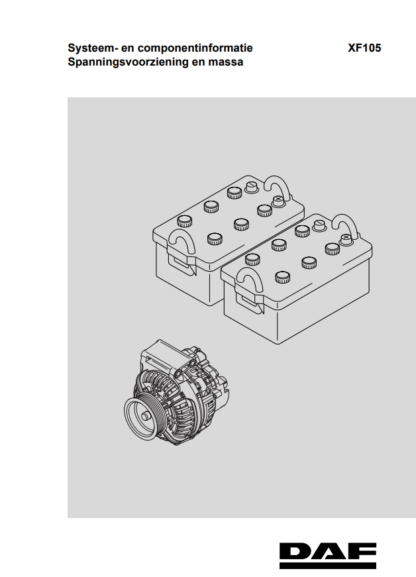 DAF XF105 Service and Repair Manual Electrical Wiring Diagrams - Image 3