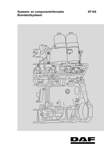 DAF XF105 Service and Repair Manual Electrical Wiring Diagrams - Image 5