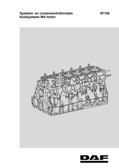 DAF XF105 Service and Repair Manual Electrical Wiring Diagrams - Image 7