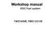 Volvo Penta TWD740VE, TWD1231VE Workshop Manual EDC Fuel System