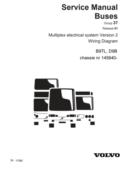 VOLVO Buses Wiring Diagram B9TL D9B chn 145640-
