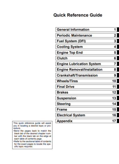 Kawasaki Vulcan S ABS Service and Repair Manual - Image 3