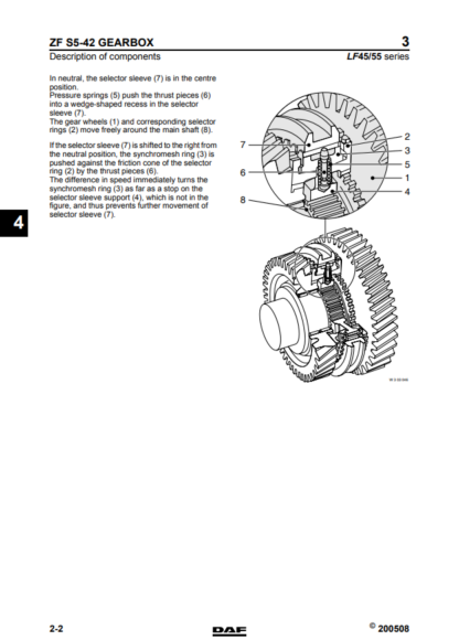 DAF LF45, LF55 Series Workshop, Repair, Service and Maintenance Manual - Image 3
