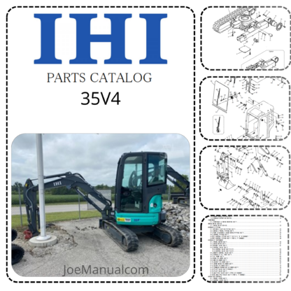 IHI 35V4 Excavator Parts Catalog