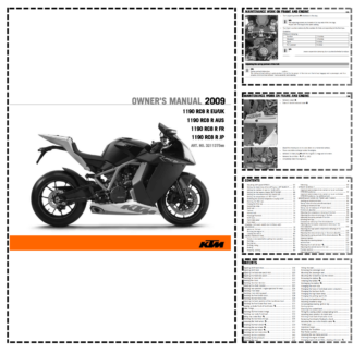 KTM 1190 RC8 R Owner's Manual