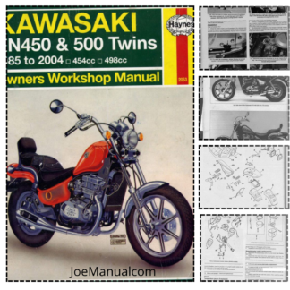 Kawasaki EN450 500 Twins 84-04 Owners Worhshop Manual