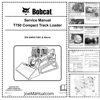 Bobcat T750 Track Loader Service Manual ANKA