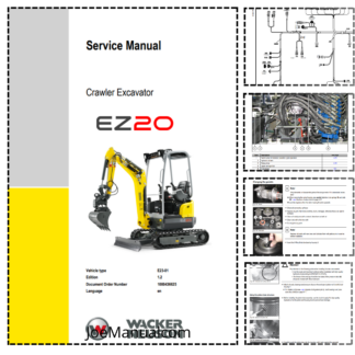 Wacker Neuson EZ20 Excavator Service Manual v1.2