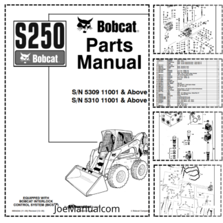 Bobcat S250 Skidsteer Parts Manual