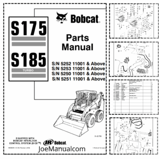 Bobcat S175 S185 Parts Manual