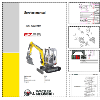 Wacker Neuson EZ28 Excavator Service Manual v1.7