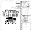 Volvo FM FH NH12 Wiring Diagram CHID A622782 - , CHID B433164