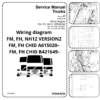 Volvo FM FH NH12 Wiring Diagram CHID A615020- , CHID B421649