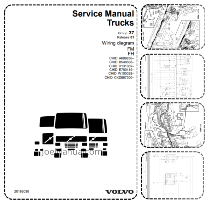 Volvo FM FH Wiring Diagram CHID A689836 - , CHID B548688