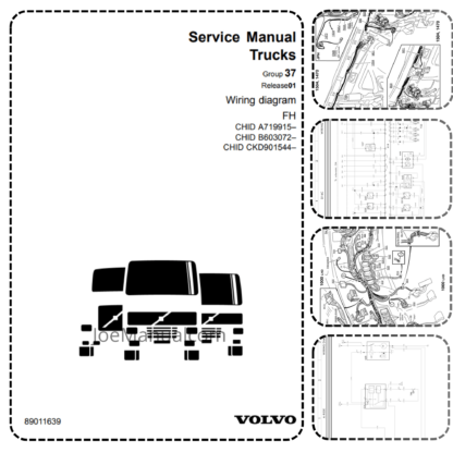 Volvo FH Wiring Diagram CHID A719915- CHID B603072 CHID CKD901544-