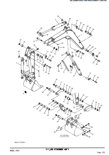 IHI 35V4 Excavator Parts Catalog - Image 6