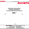 Schaffer 6680T Operation and Mantenance Manual